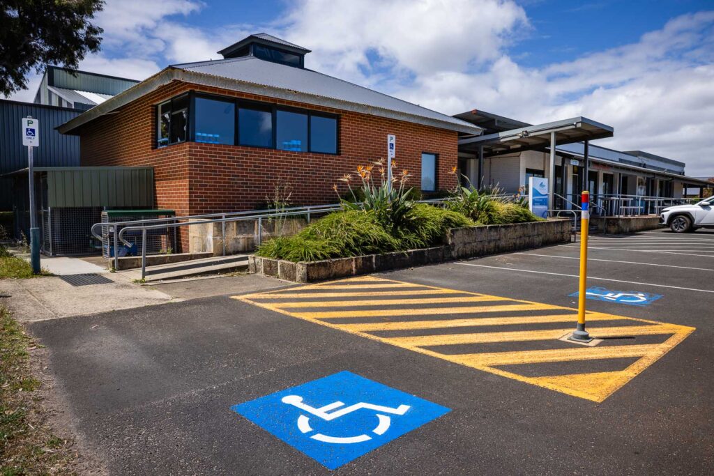 An external view of Augusta Recreation Centre