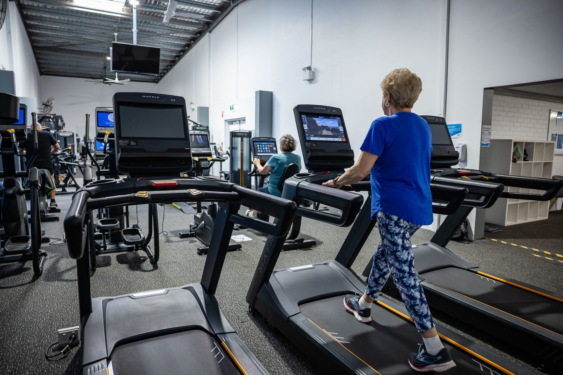 The gym at Augusta Recreation Centre