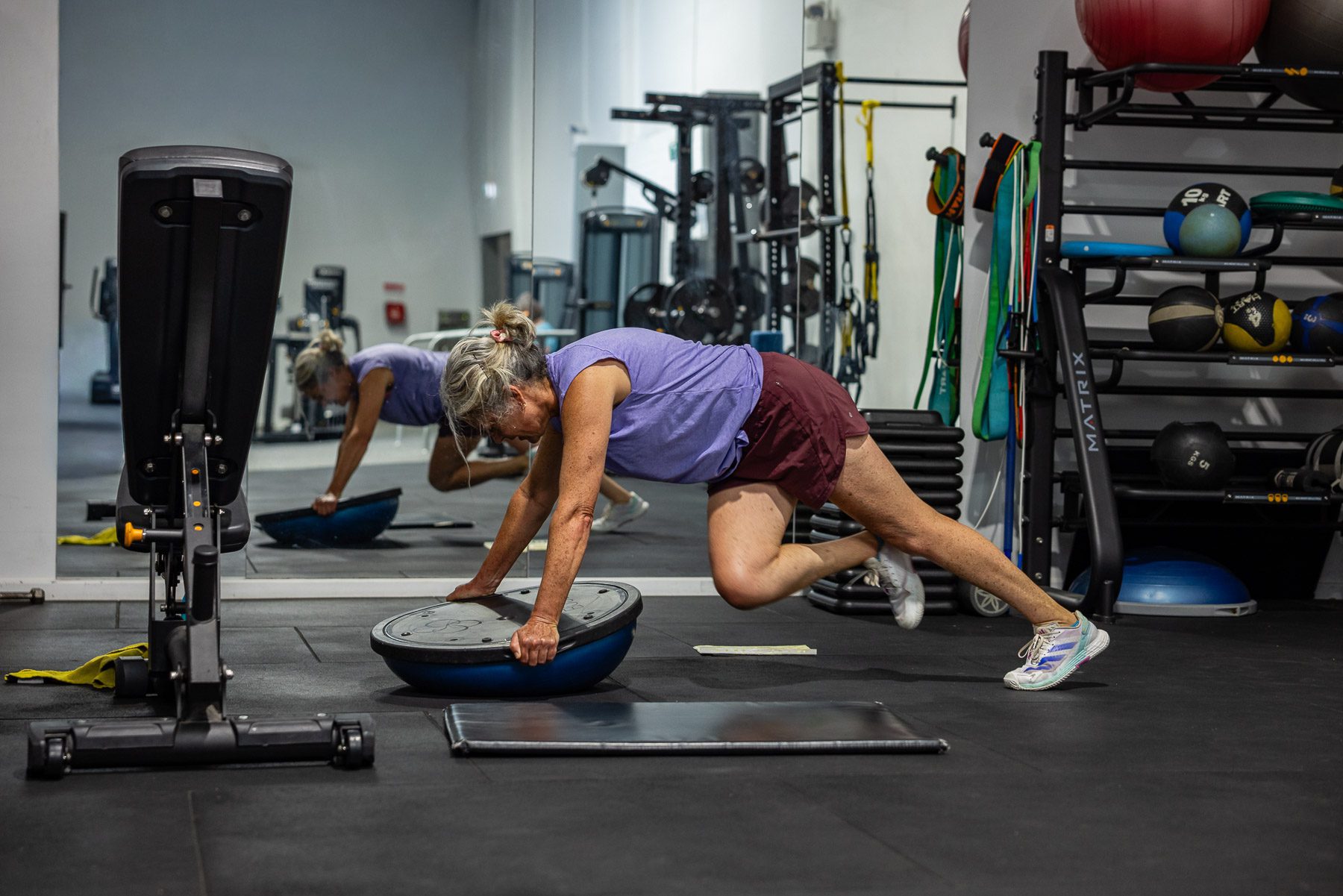 The gym at Augusta Recreation Centre