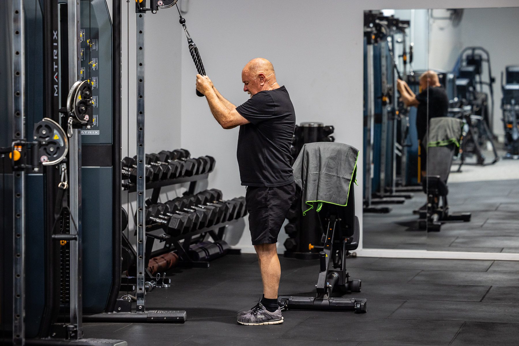 The gym at Augusta Recreation Centre