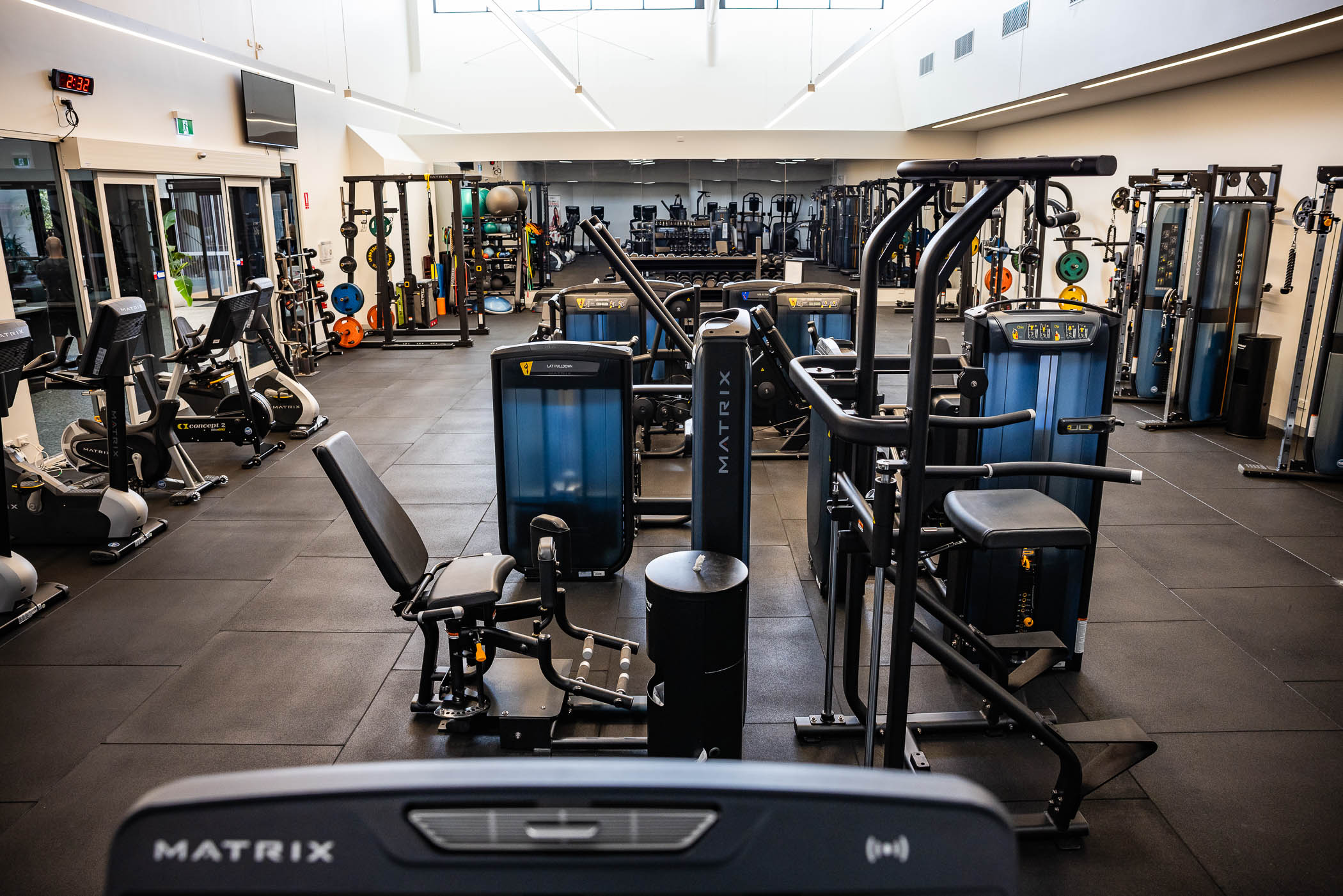 The gym at Margaret River Recreation Centre