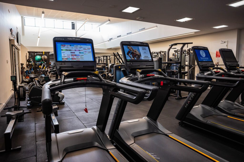 The gym at Margaret River Recreation Centre