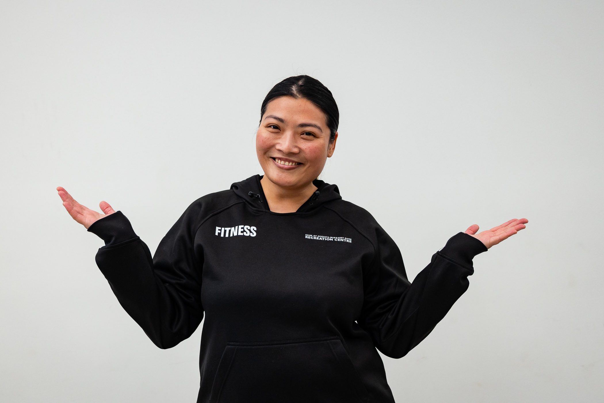 A fitness officer at Margaret River Recreation Centre.