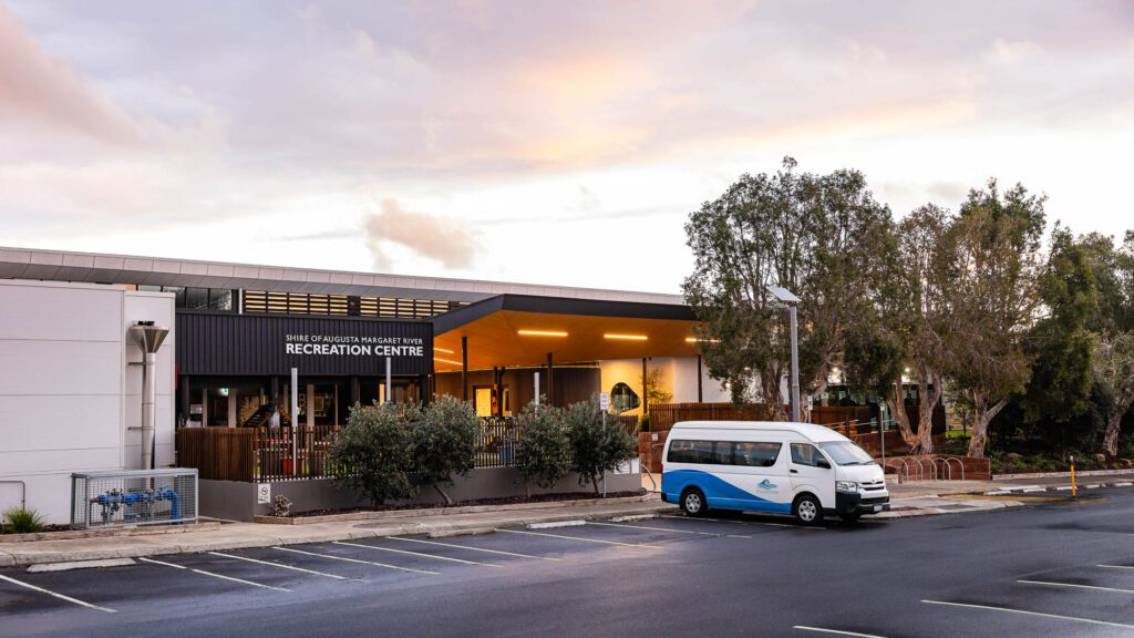 The outside of Margaret River Recreation Centre
