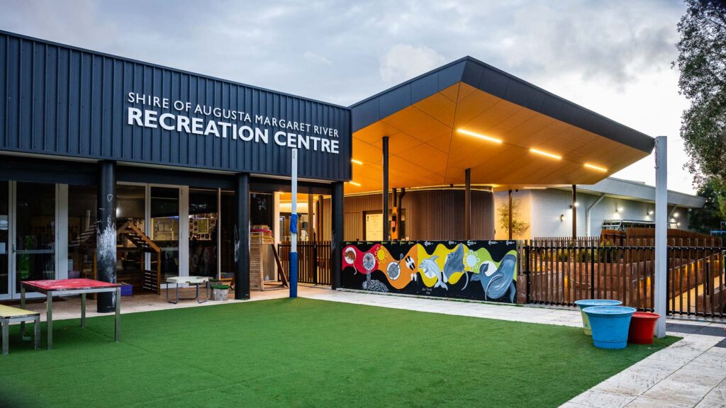 The outside of Margaret River Recreation Centre