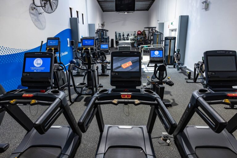 The gym at Augusta Recreation Centre