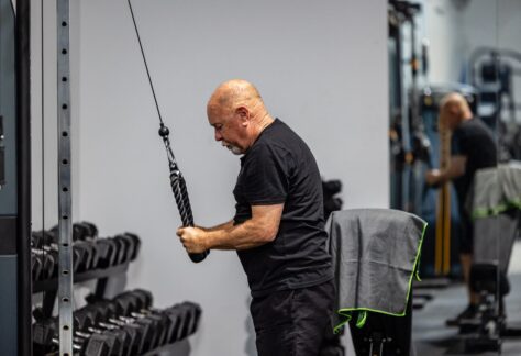 The gym at Augusta Recreation Centre