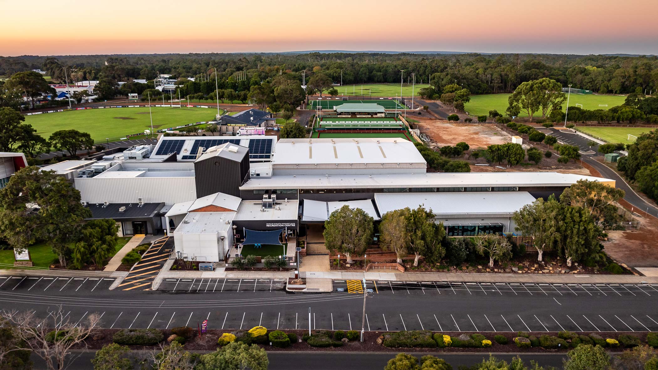 The outside of Margaret River Recreation Centre