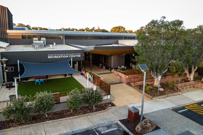 The outside of Margaret River Recreation Centre
