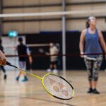 A badminton game at Margaret River Recreation Centre