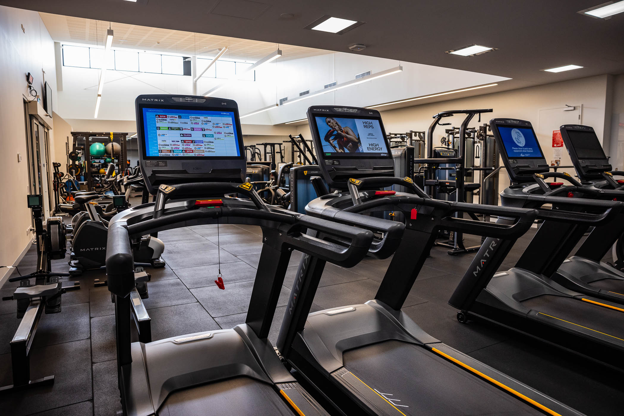 The gym at Margaret River Recreation Centre