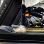 A person on a running machine at Margaret River Recreation Centre.