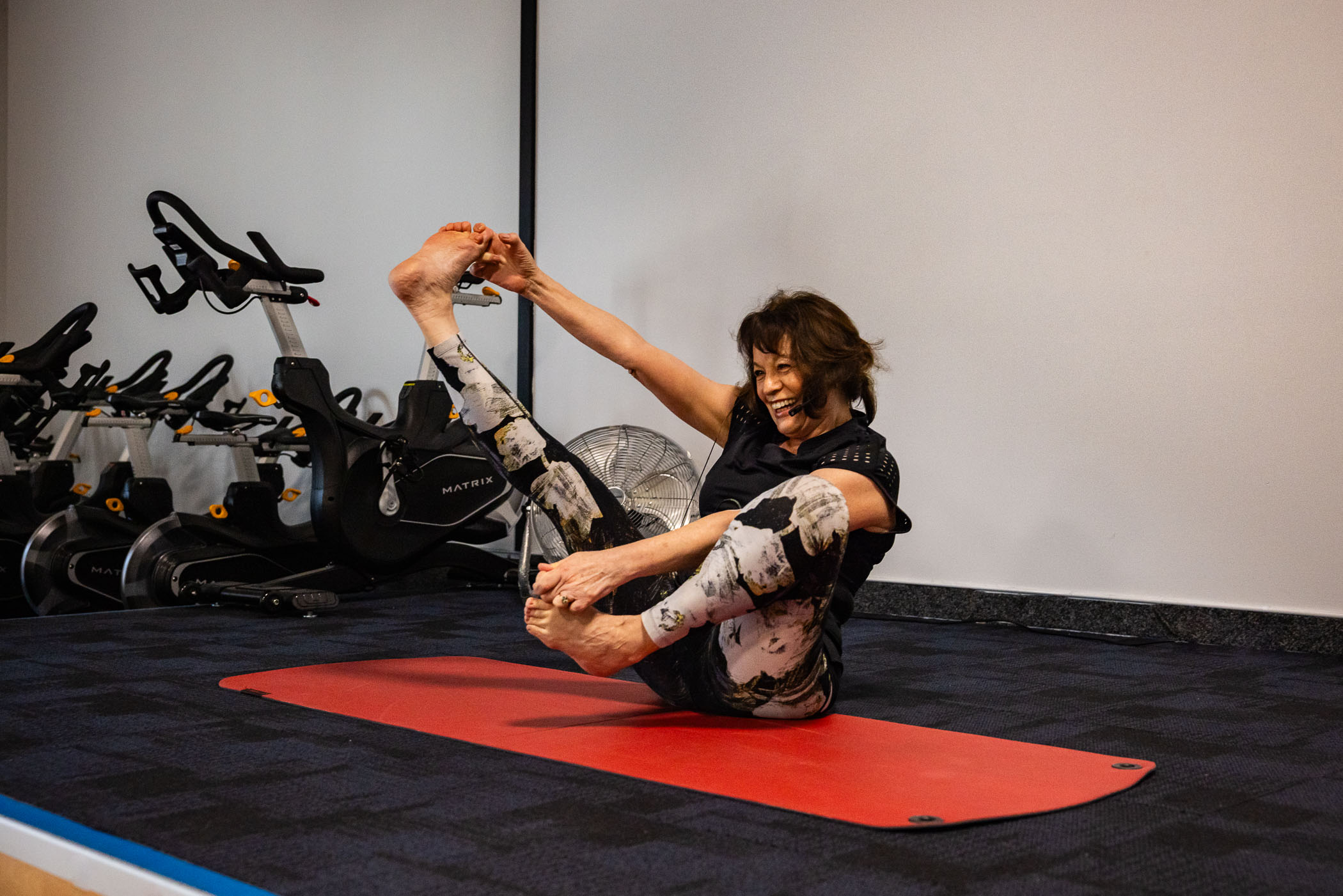 A yoga class at Margaret River Recreation Centre