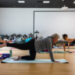 A yoga class at Margaret River Recreation Centre
