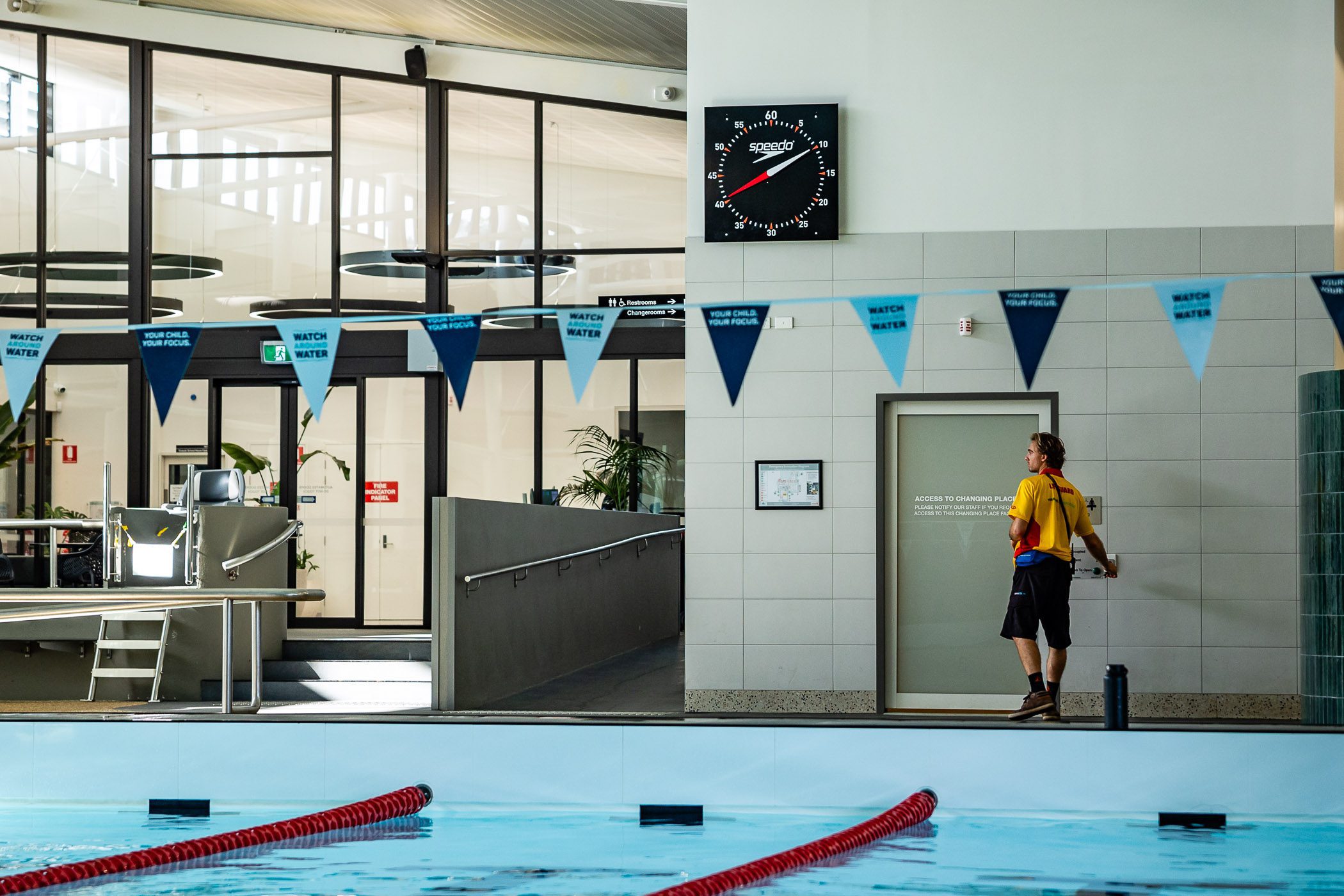 A Changing Places facility at Margaret River Recreation Centre swimming pool