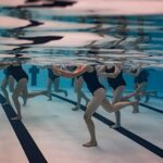 An aqua fitness class at Margaret River Recreation Centre swimming pool